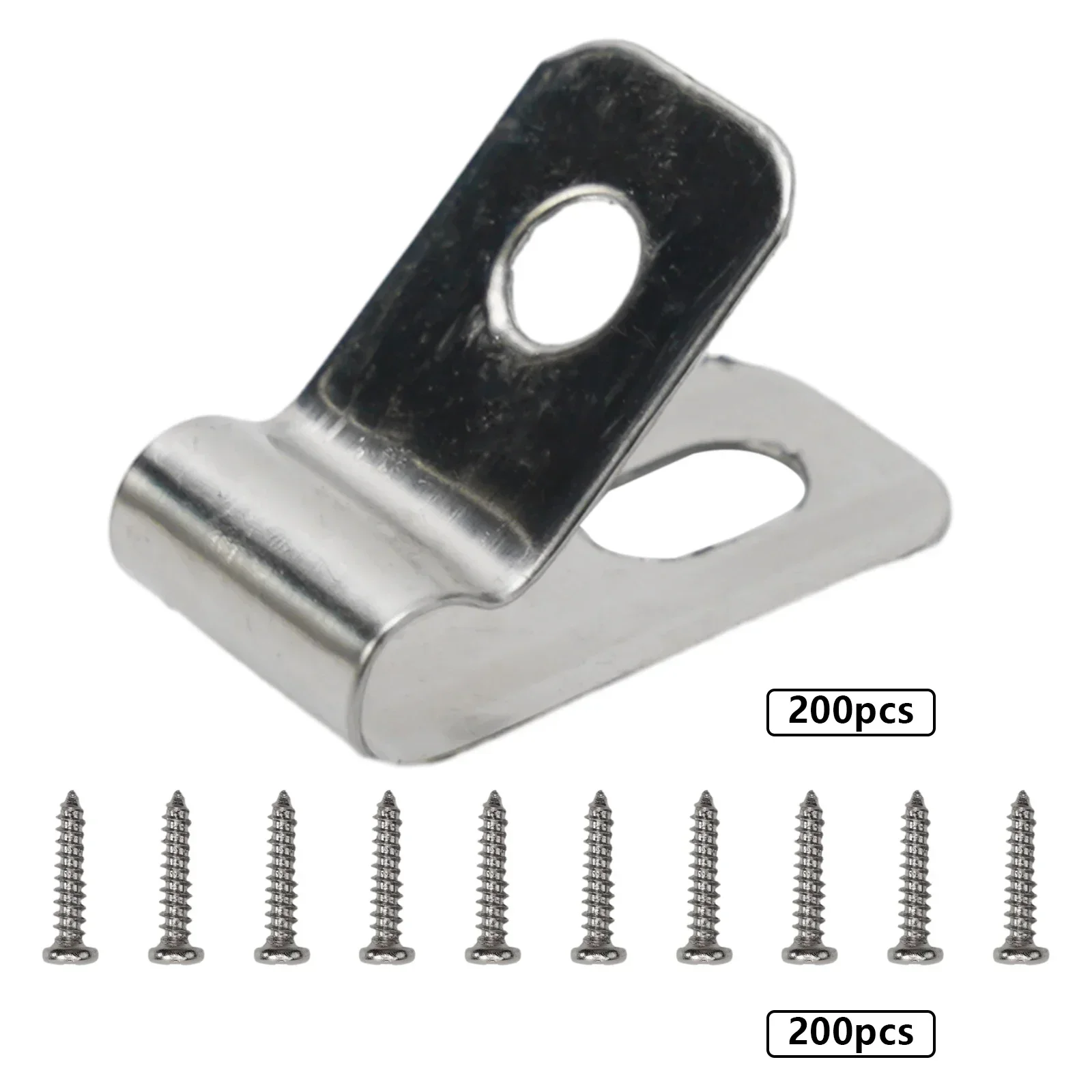 Clip de montaje de alambre para cerca de jardín, sujetadores de alambre de aluminio de acero inoxidable para cercas agrícolas, 100/200 piezas