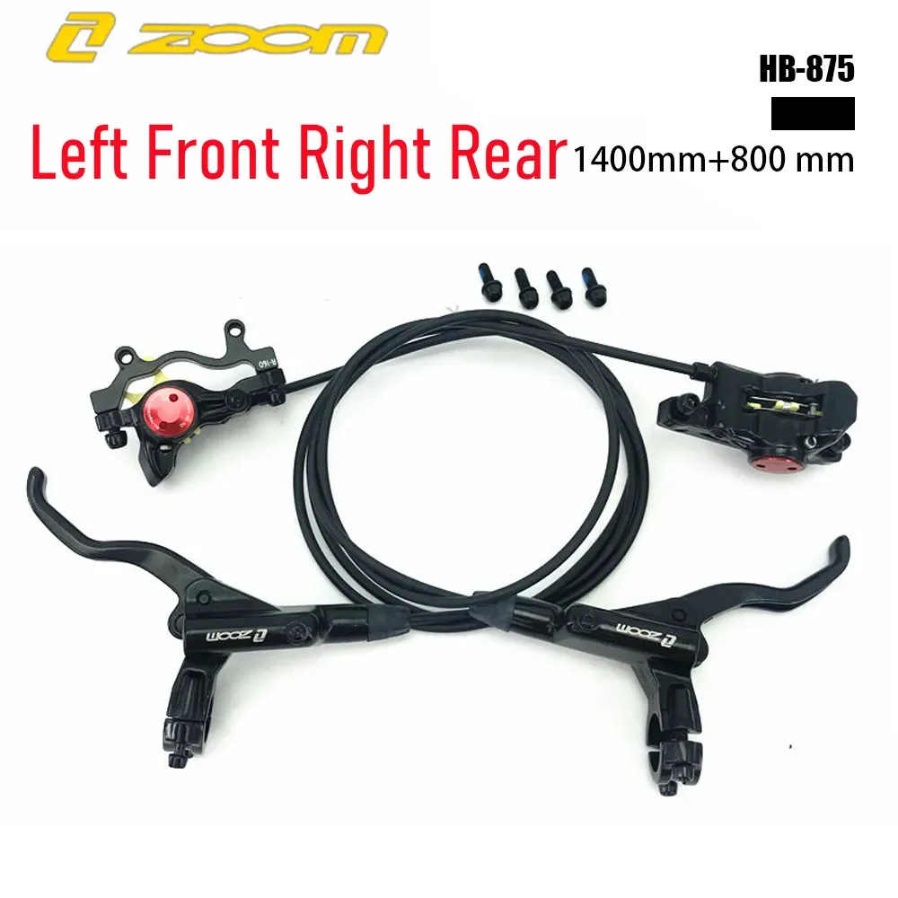 ZOOM HB875 MTB Fiets Hydraulische Schijfrem Set 800/1400mm Links Voor/Rechts Achter Mountainbike oliedruk