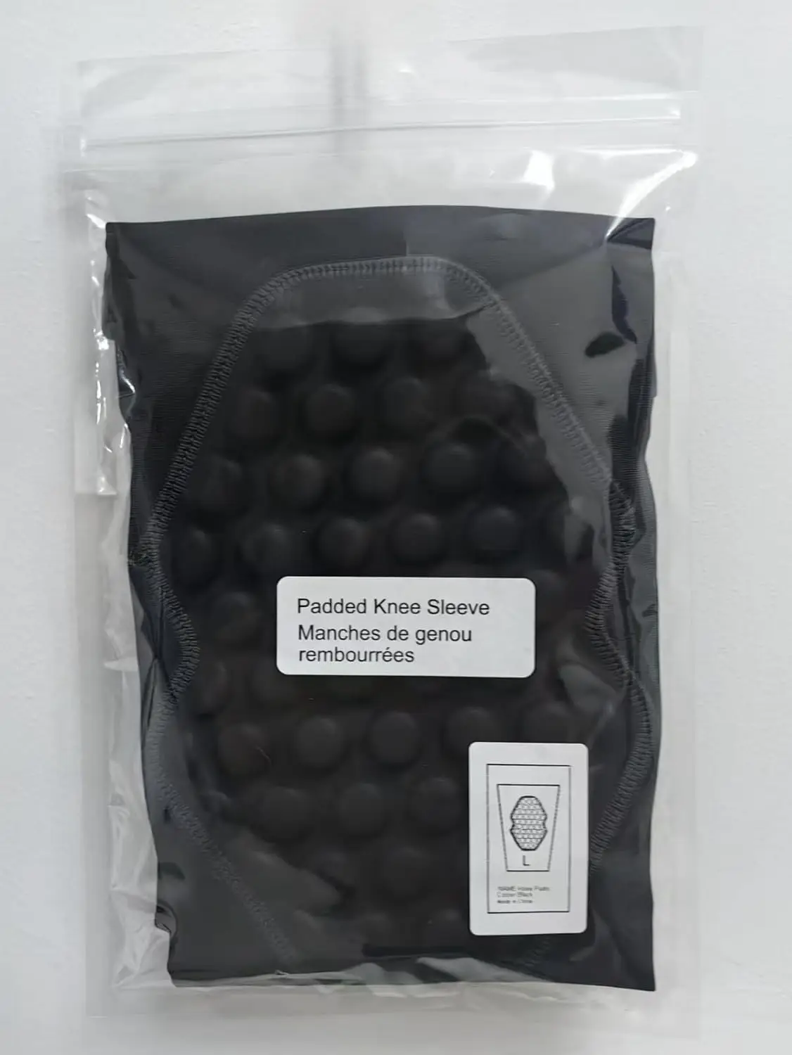 Compression Knee Sleeves with Protection Pads for Ski Skate, Baseball, Snowboard, 1 Pair (Black M)