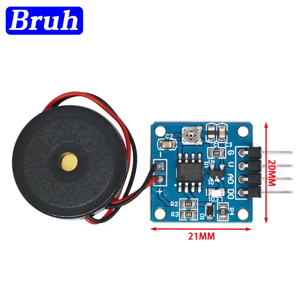 Piezoelectric Shock Tap Sensor Vibration Switch Module DC 5V Sheet Percussion For Arduino AD/DO 51 UNO MEGA2560 r3 DIY Kit