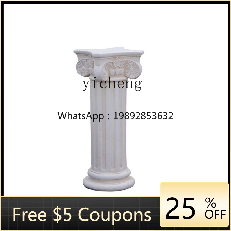 

B1 Magnesium Oxide Roman Column Interior Home Ornament Outdoor Garden Garden Landscape Crafts