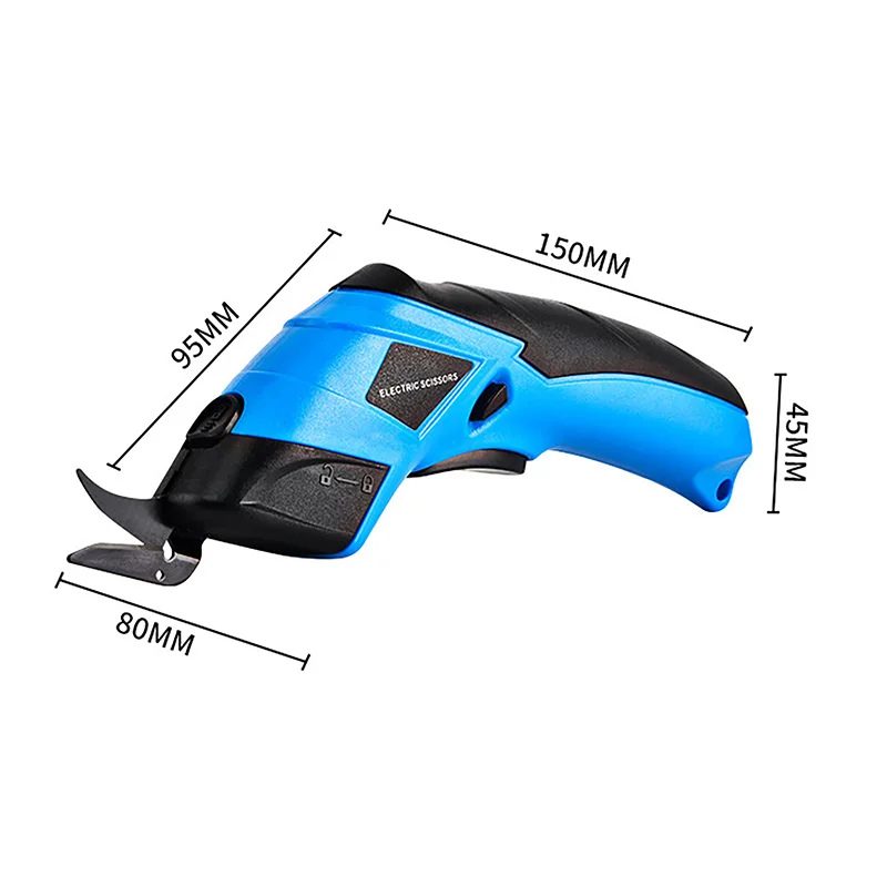 High Quality Electric Scissors Kit 2000mAh Lithium Battery For Soft Leather,Carpet Portable Wireless Cutting Machine Power Tools