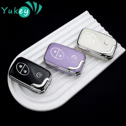 3 Buttons TPU Car Key Case Cover Fob for Lexus GS430 ES350 GS350 LX570 IS350 RX350 IS250 Key Shell Keychain