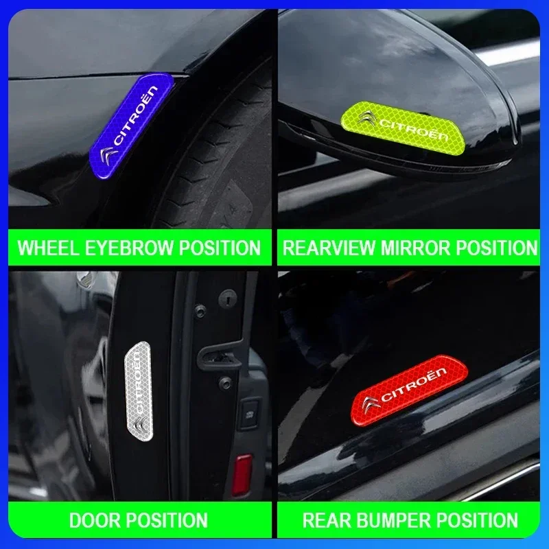 4Pcs Car Door Refle… - image