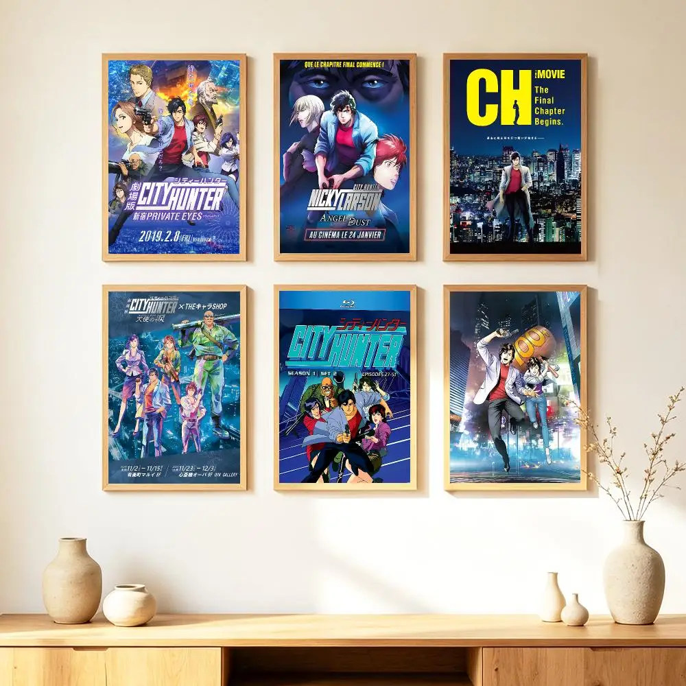 anime City Hunter Angel Dust Poster HD Poster Warm Home Decoration Suitable for Bedroom and Living Room Gifts Giving