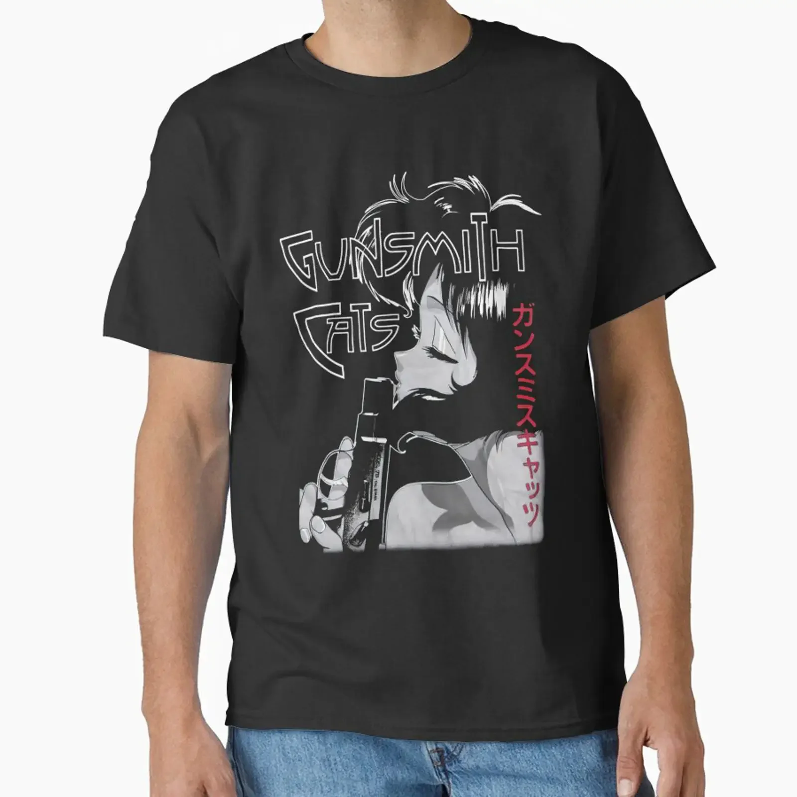 Vintage Gunsmith Cats designed and sold by SagGason vintage Washed fashion Top For Everyday Wear designer clothes graphic