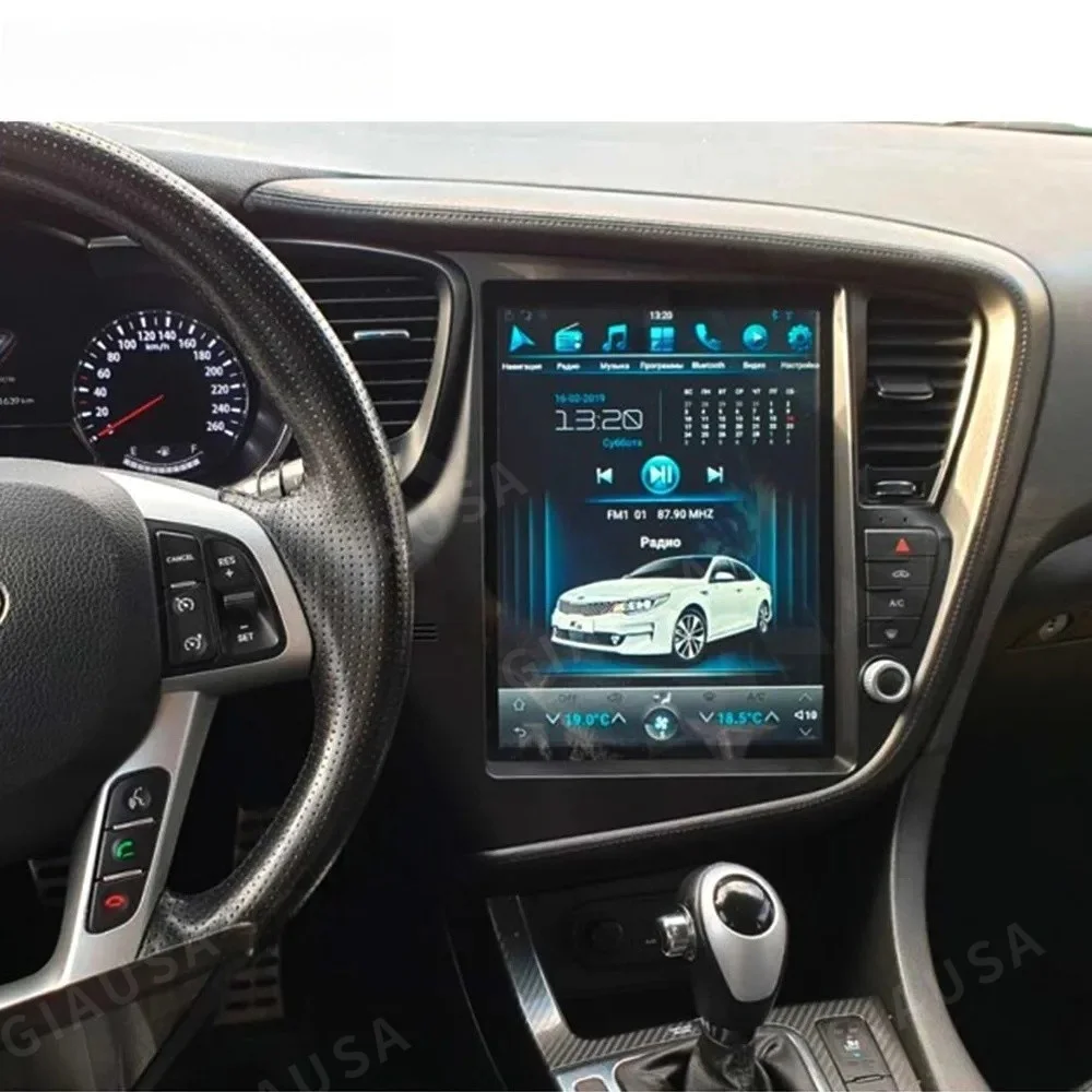 Wireless CarPlay For Kia Optima K5 2010-2015 Car Radio Multimedia Android13 Auto Touch Screen Player GPS Navigation Bluetooth