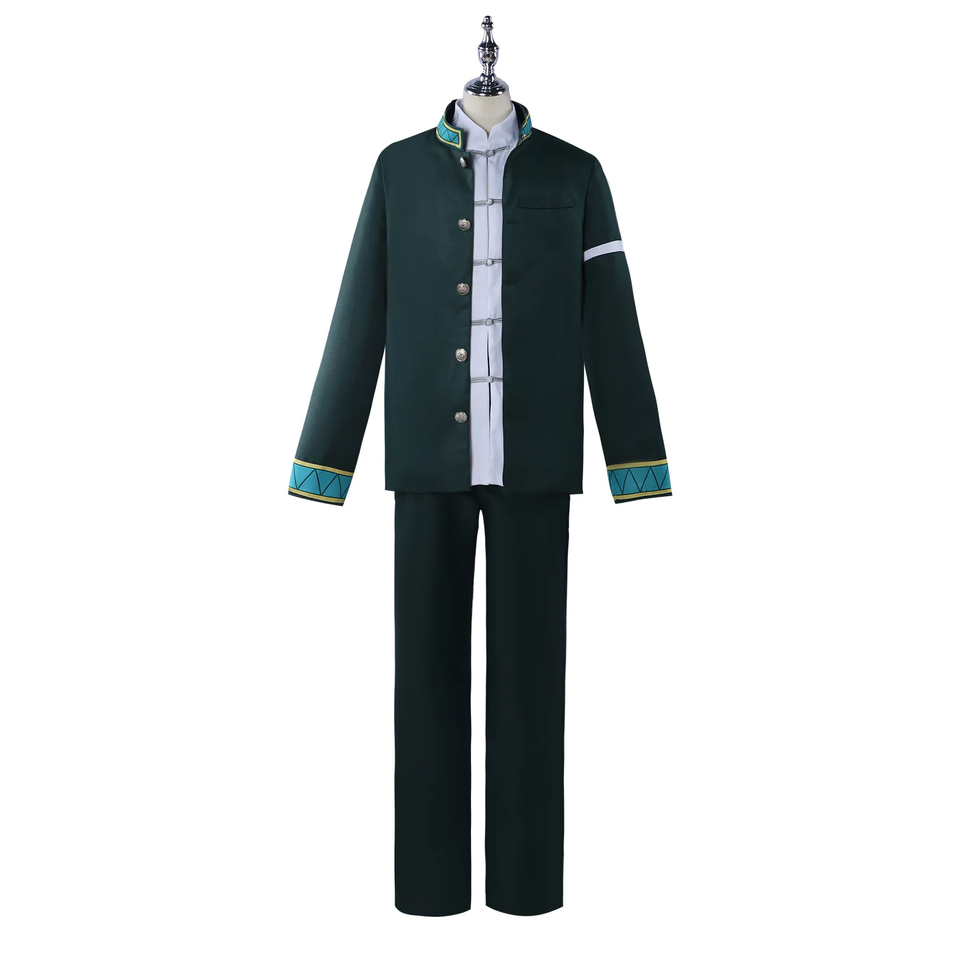 Costume Cosplay giacca a vento uniforme parrucca Anime Halloween costumi gioco