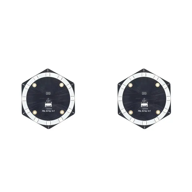 B04B-2X 6+1 Mic Array Sound Source Localization Beamforming USB Driver-Free Sound Card Microphone Array