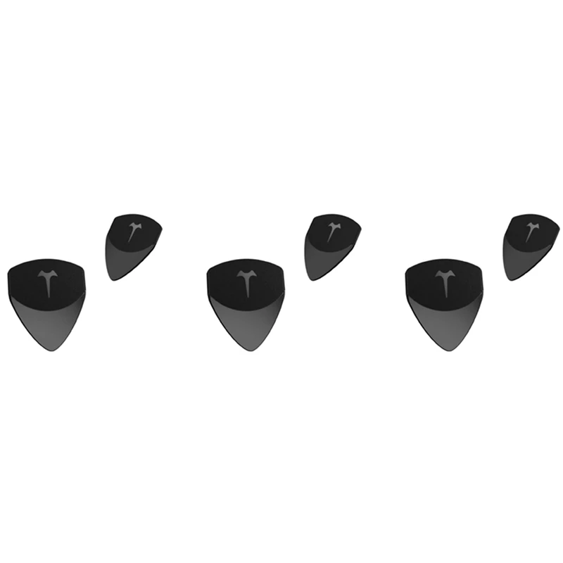 3X TOM 2 In 1 Unique Guitar Picks Are Convenient For Pulling And Sliding Harmoniously, Thickness 0.38Mm And 0.8Mm