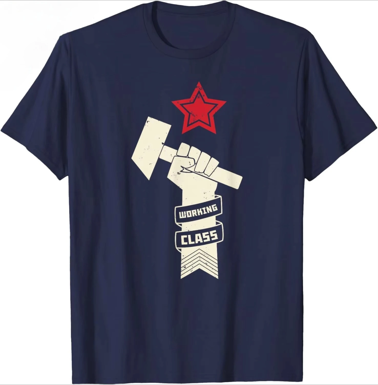 Proletariat Russia USSR Soviet Union CCCP Vintage Printed T-shirt Men Women Cotton T-shirt Summer Men's T-shirts Men's Clothing
