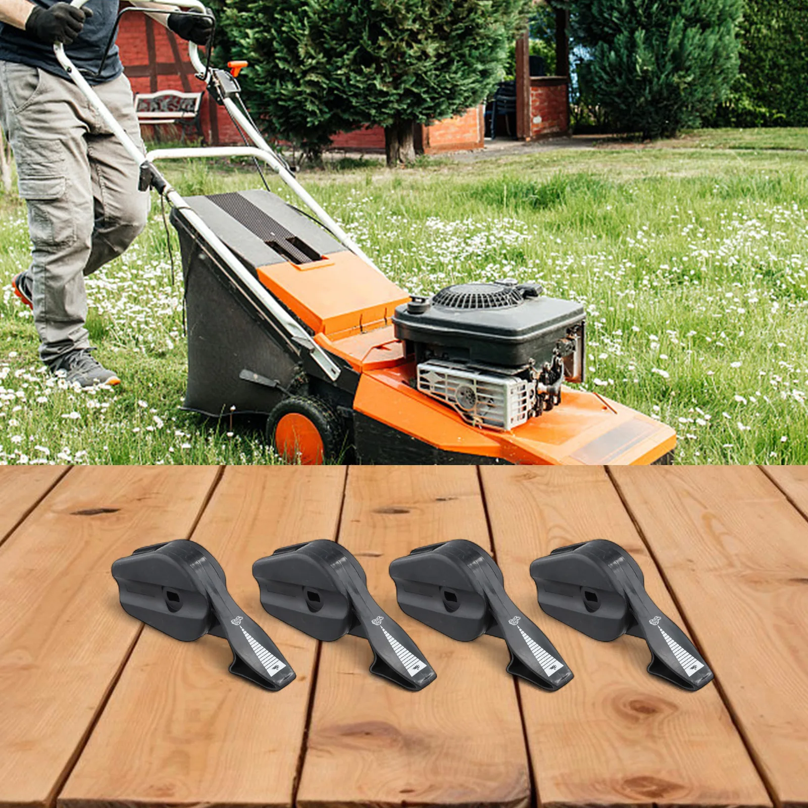 Kompatibler Gasgriffschalter, Rasenmäher-Schalter, Gasgriffschalter, einfache Installation, Gashebelschalter, Gas