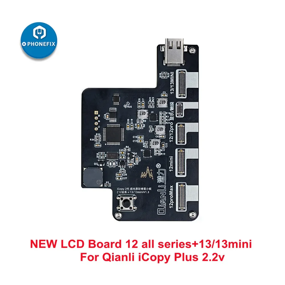 لوحة مبرمج بطارية Qianli-EEPROM ، لوحة Heatset ، IPhone 11 - 14 Pro Max ، Plus led ، إصلاح الهاتف المحمول