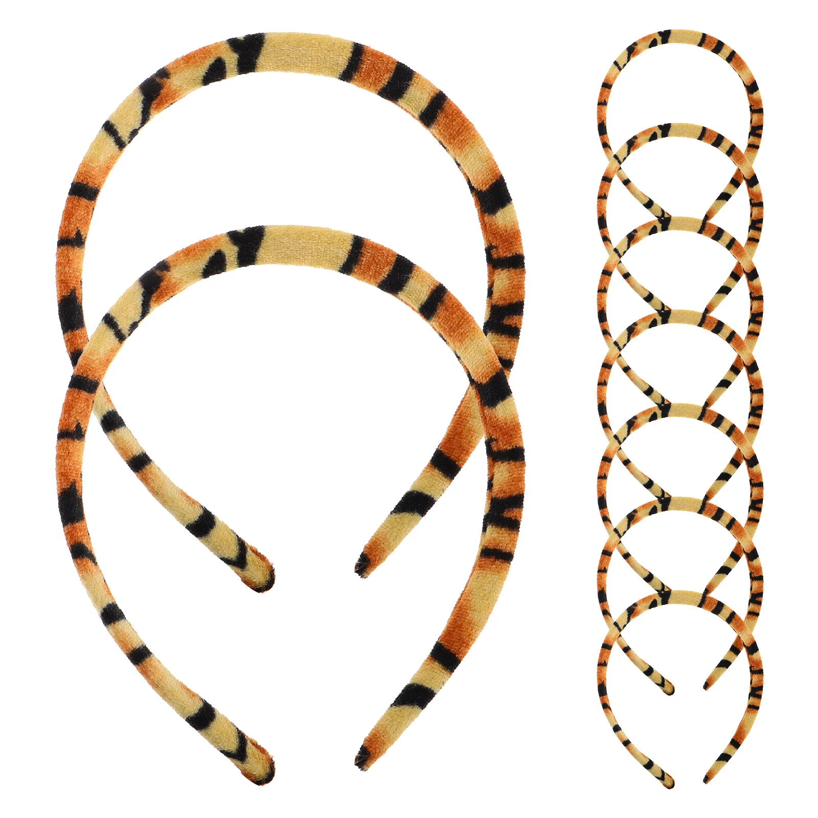 

10Pcs DIY Fabric Headband 15mm Flat Design Comfortable Durable Holiday Accessory Versatile Easy to Use Cute Pattern Headbands