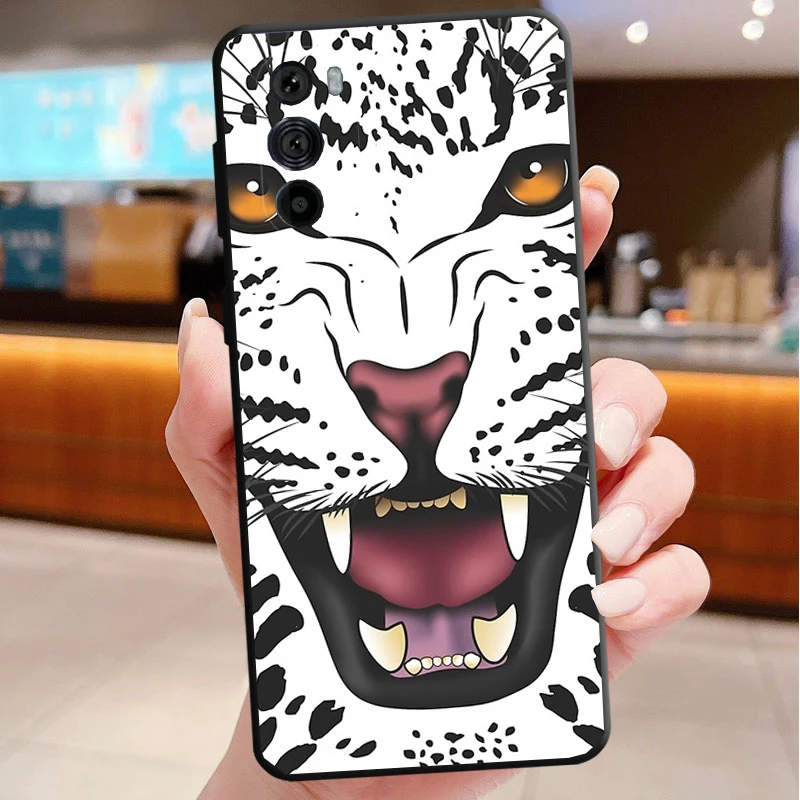 

Phone Case For Motorola Edge 50 40 Pro 60 50 40 30 Ultra Neo Fusion Moto G85 G72 G53 G54 G84 G13 G32 Fashion Tiger Lion