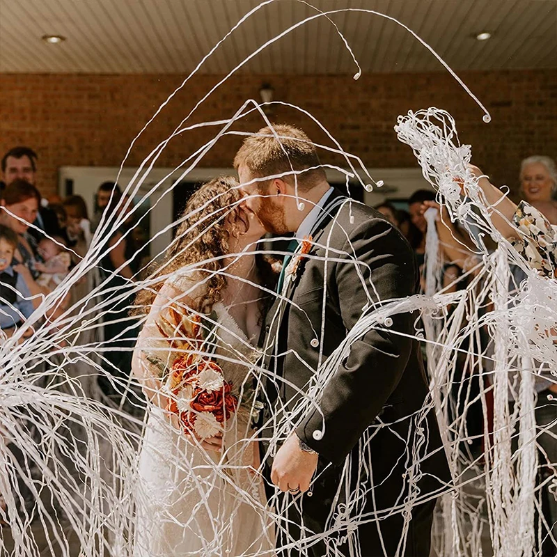 5/10/20 حزمة اليد رمي اللافتات بوبرس الزفاف ورق تزيين المفرقعات الملونة النثار الاطفال حفلة عيد ميلاد الحسنات لوازم