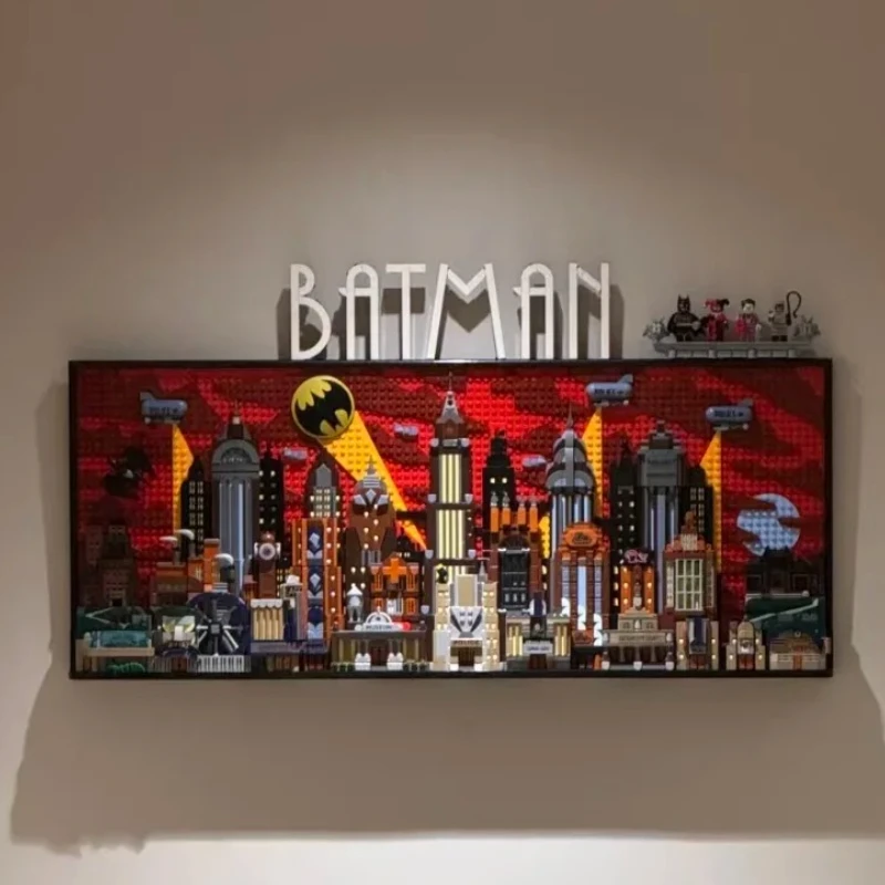 

2025 NEW The Anime Series Bat City Building Skyline Built Model Bricks 4210PCS Sets Birthday Christmas Gifts Decoration
