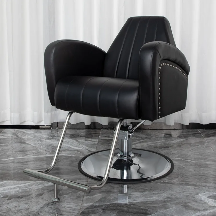 

Black Makeup Artist Hairdressing Chair New Multifinction Seat Hairdressing Chair Salon Memory Foam Latest Luxury Stuhl Furniture