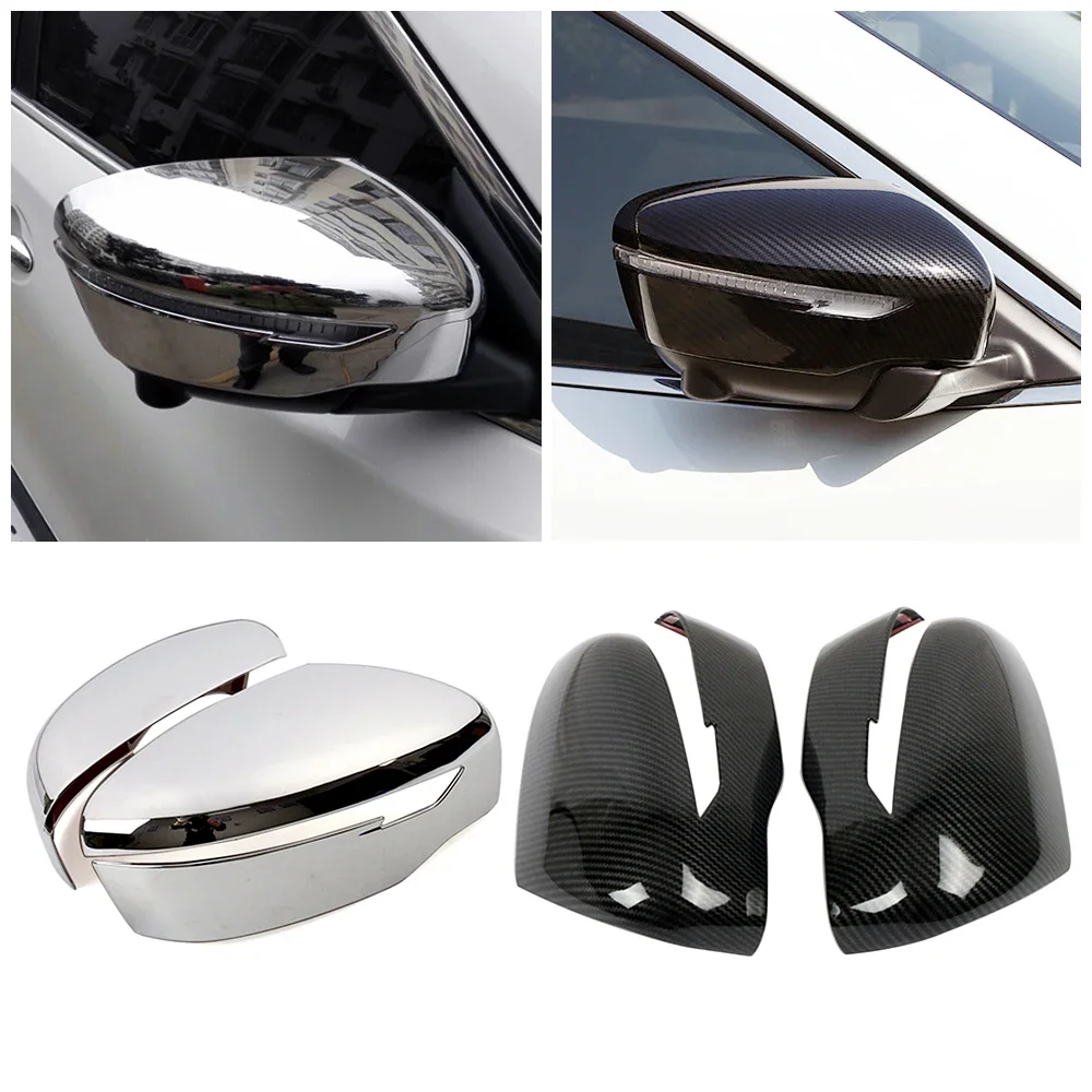 For Nissan Qashqai J11 X-trail X Trail T32 2014 2020 Car Exterior Part Color Refit Side Rearview Mirror Cover Trim Anti Scratch