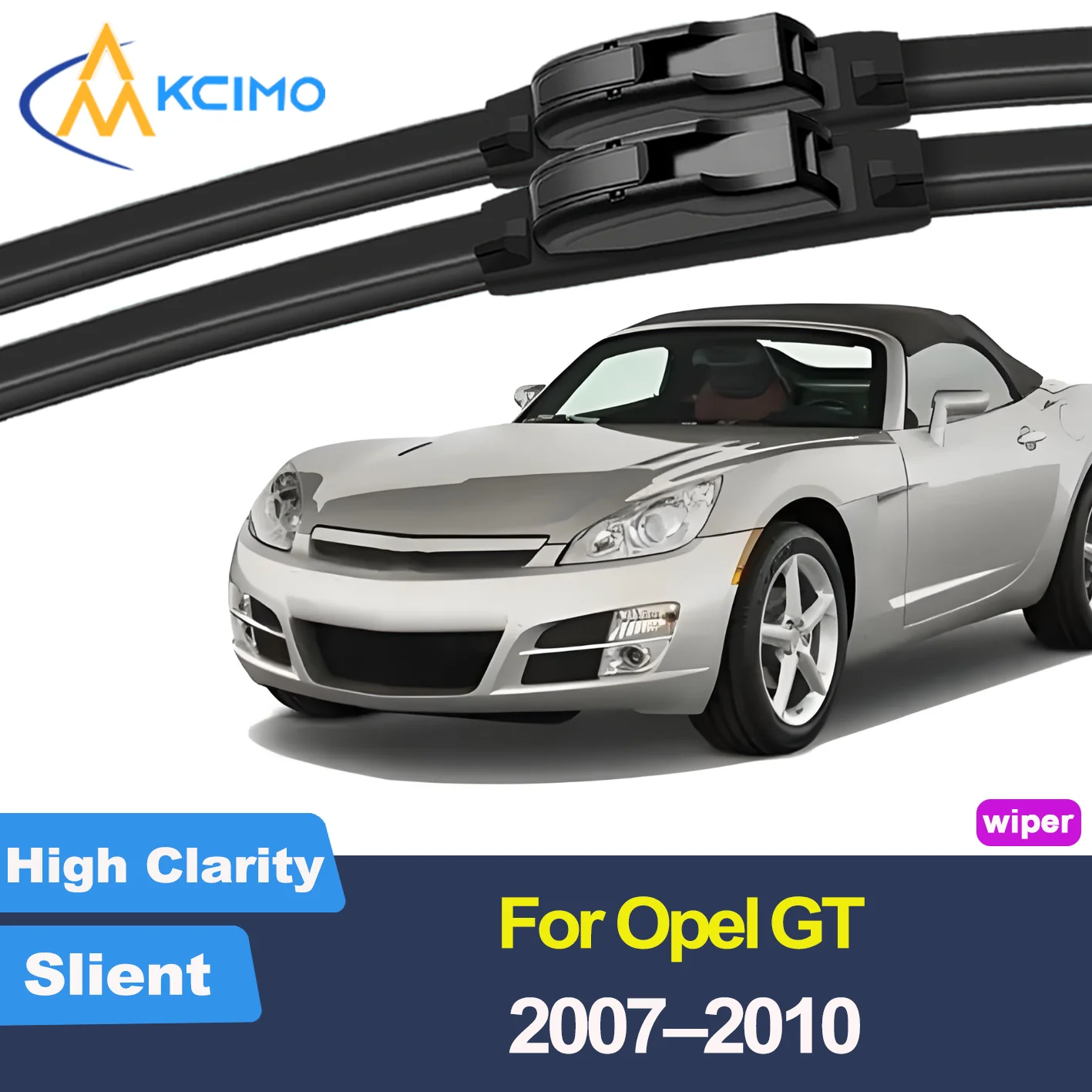 

2PCS New Wiper Blades for Opel GT 2007-2010 Saturn Sky (USA & Canada) GM Daewoo G2X (South Korea) Front Windshield Accessories