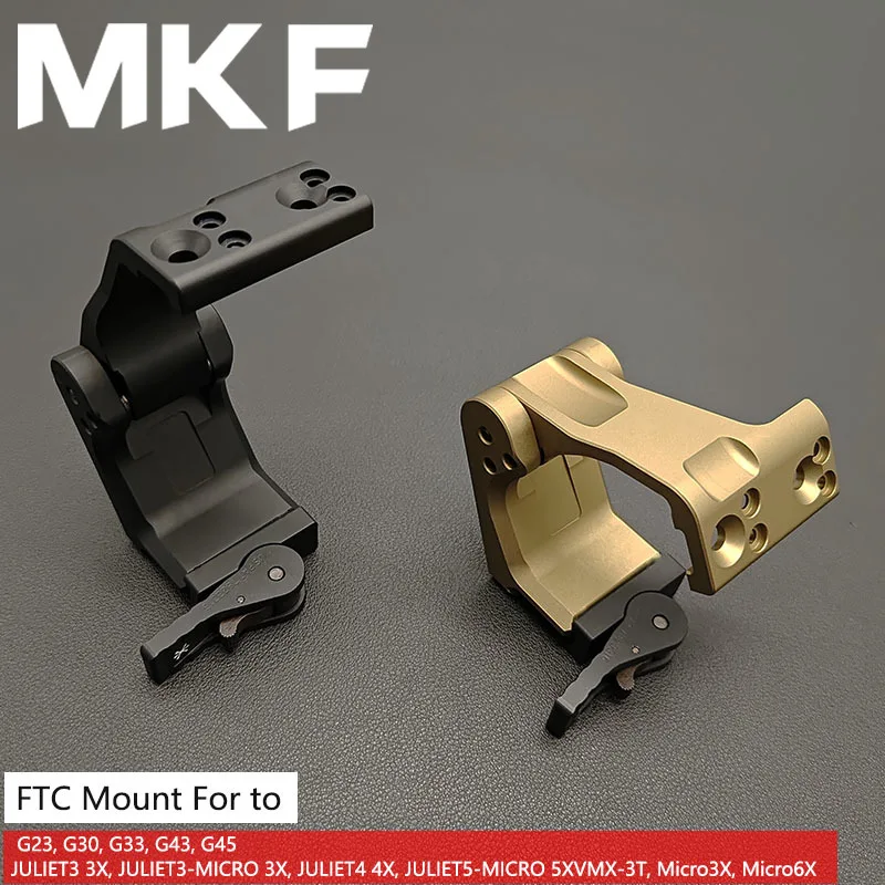 

Тактическая подставка UN CNC FTC G33 G43, лупа EXPS 6X3X-Mag-1, Центральная флип-подставка, подходящая для охотничьего оружия, аксессуары