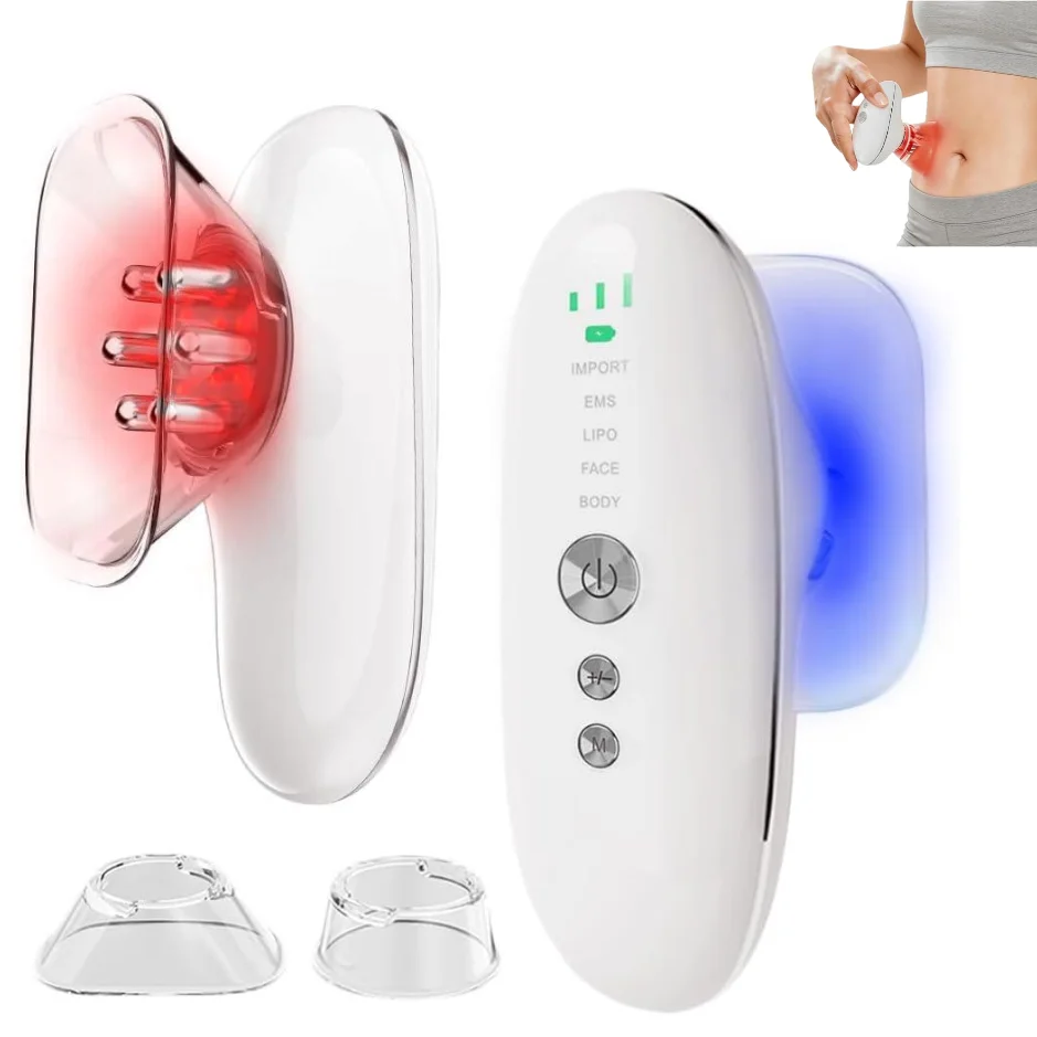 

Многофункциональный аппарат 3-в-1 для коррекции фигуры: липосакционный массажер, антицеллюлитный прибор, микротоковый аппарат для подтяжки кожи лица, жиросжигатель