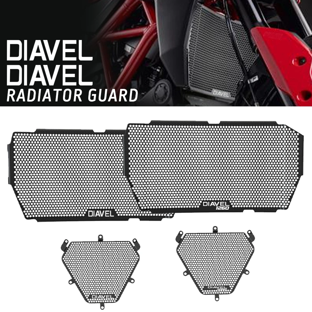 

FOR Ducati DIAVEL Diavel 1260 1260S 2019 2020 2021 2022 2023 2024 2025 Radiator Grille Guard Cover Oil Cooler Guard Engine Guard