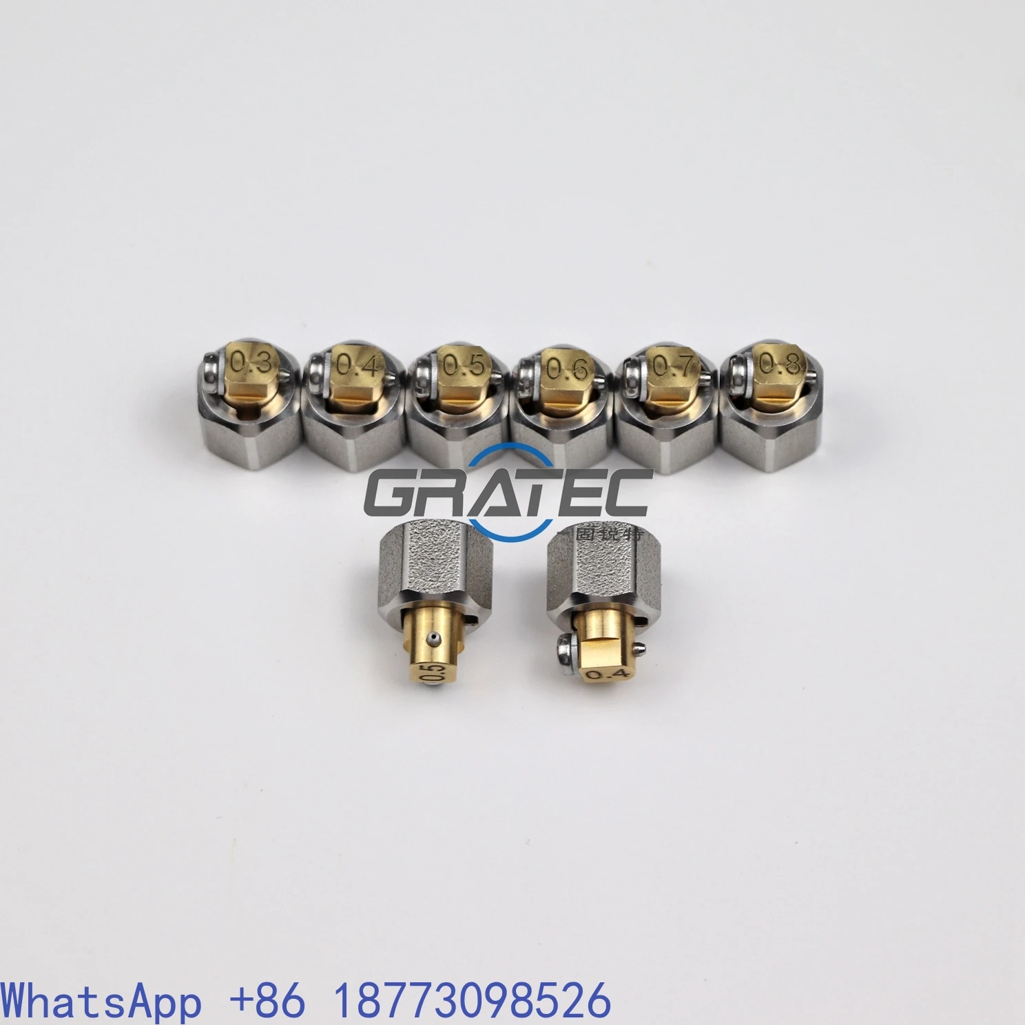 

Single hole 90 degree side nozzle 0.3/0.4/0.5/0.6/0.7/0.8 Ro nozzle replacement