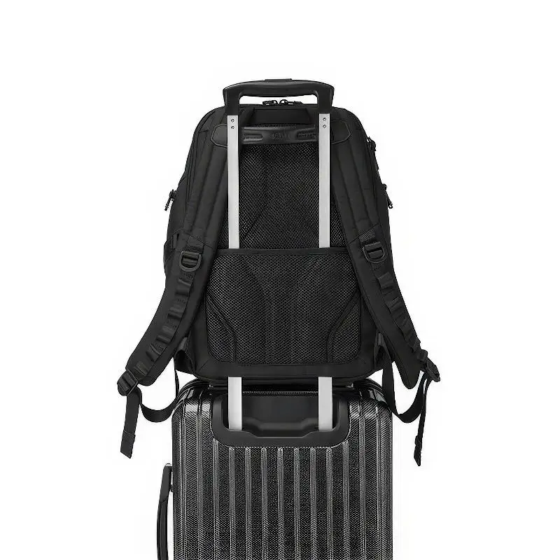 حقيبة ظهر حضرية حديثة - هيكل متين من النايلون مع تصميم متعدد الأقسام للأعمال والأسلوب الكاجوال 232789