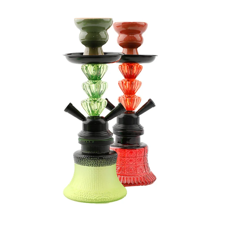 Arab double small size pot suit acrylic hookah glass hookah