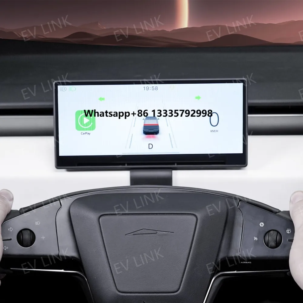 

High Quality Carplay HUD SCREEN Android for cybertruck Tesla' Accessory 9inch HD IPS Screen Headrest Without Camera'