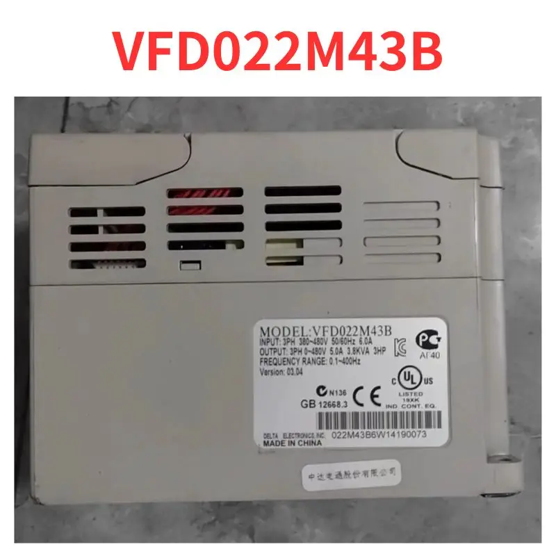 

90% new VFD022M43B frequency converter tested OK