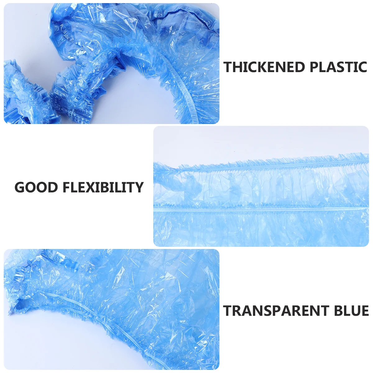 Bolsa de pies desechable gruesa de Pe para pedicura, bolsa de protección para el cuidado de los pies para salón de casa, Spa, masaje, herramientas para el cuidado de los pies, 50 Uds.