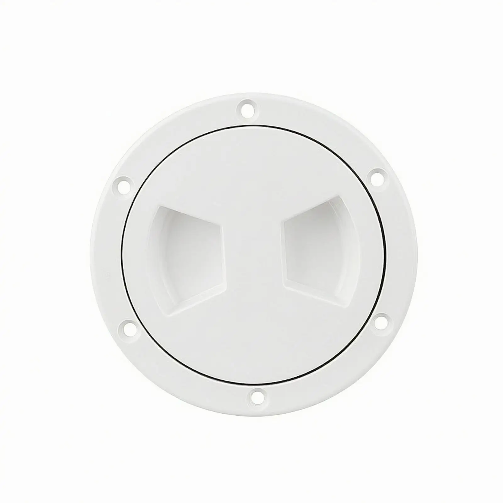 Marine Deck Hatch Cover Watertight Round Hatch Cover with Rubber Sealing Seal Screw-in Deck Plate Waterproof Hardware
