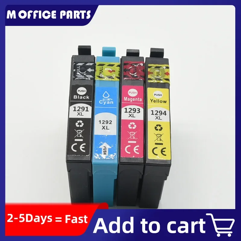 Compatible T1291 - T1294 T1295 1291 Ink cartridge for EPSON stylus SX235W SX425W SX420W SX438W SX525WD SX535WD Printer