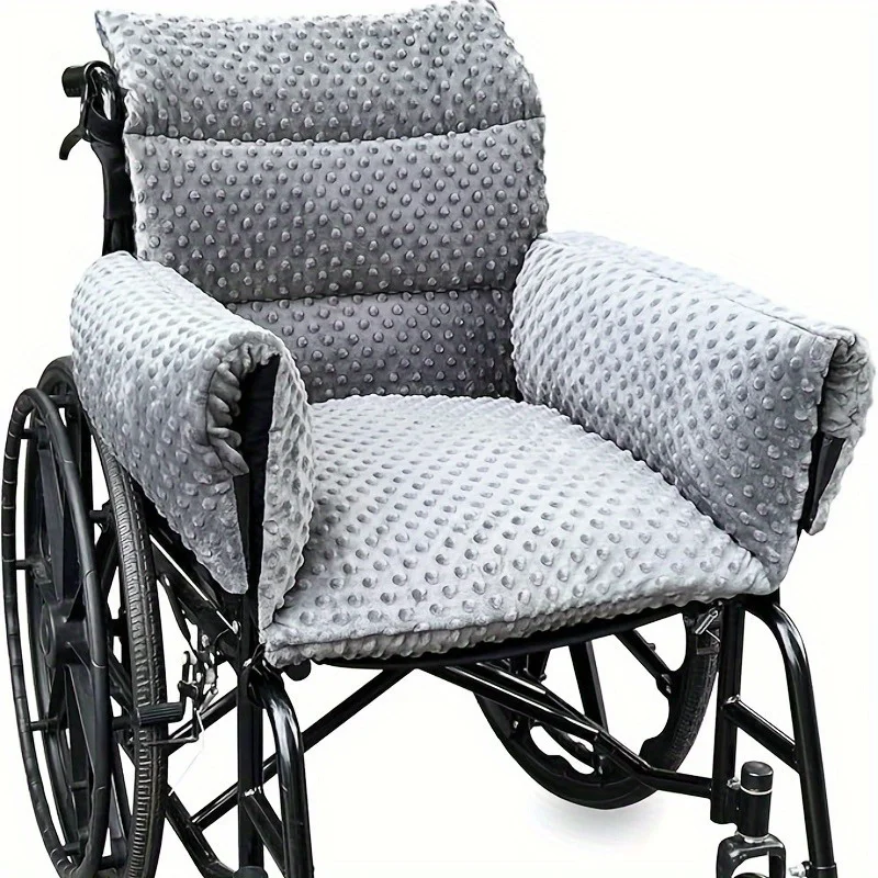 

1pc Wheelchair Half-coverage Pad, Anti-collision and Warming Pad, Wheelchair Accessories, Thickened Oxford Cloth Wheelchair
