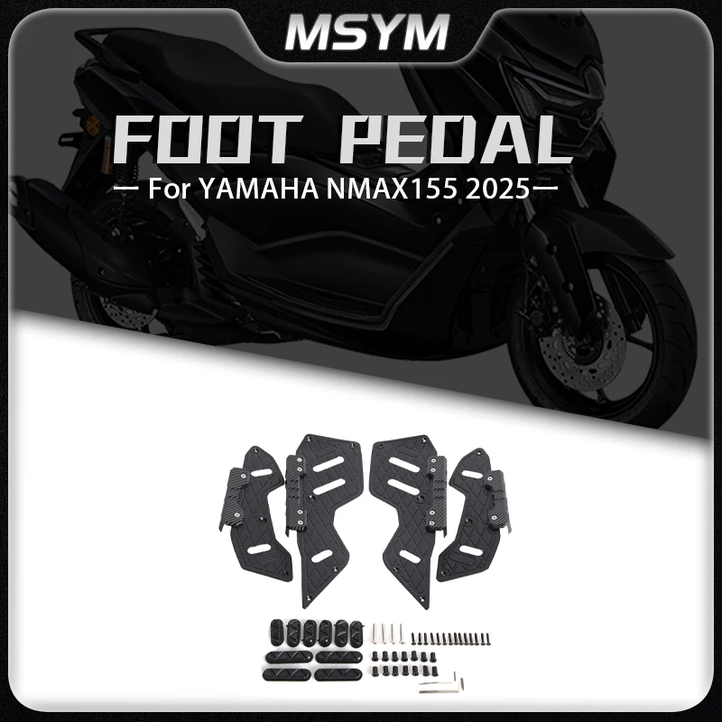 

Модифицированные подножки, педаль, противоскользящая защита от столкновений, утолщенные педали для Yamaha NMAX 155 nmax 155 2025