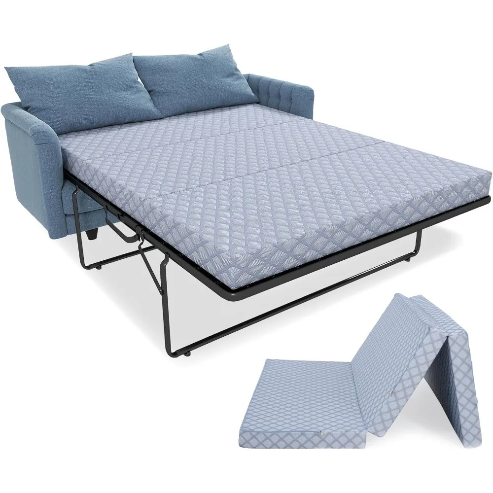 

Сменный матрас для дивана-кровати 4-дюймовый — матрас для диванов-кровати из пены с эффектом памяти для спальных диванов и скрытых диванов-кровать, выдвижной диван,