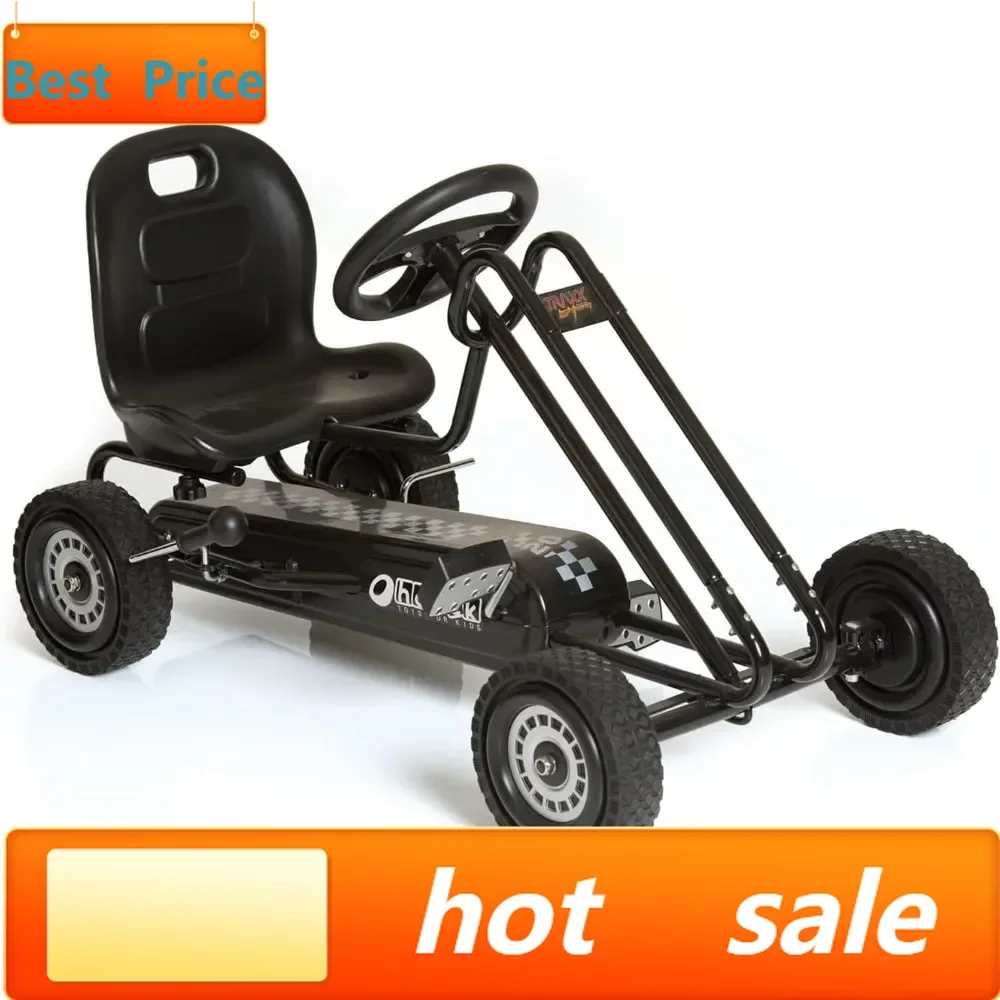 

Горячая распродажа: Эргономичный педальный карт Hauck Lightning, унисекс, черный