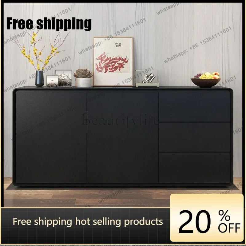 FGModern light luxury simple dining side cabinet minimalist living room integrated storage storage cabinet