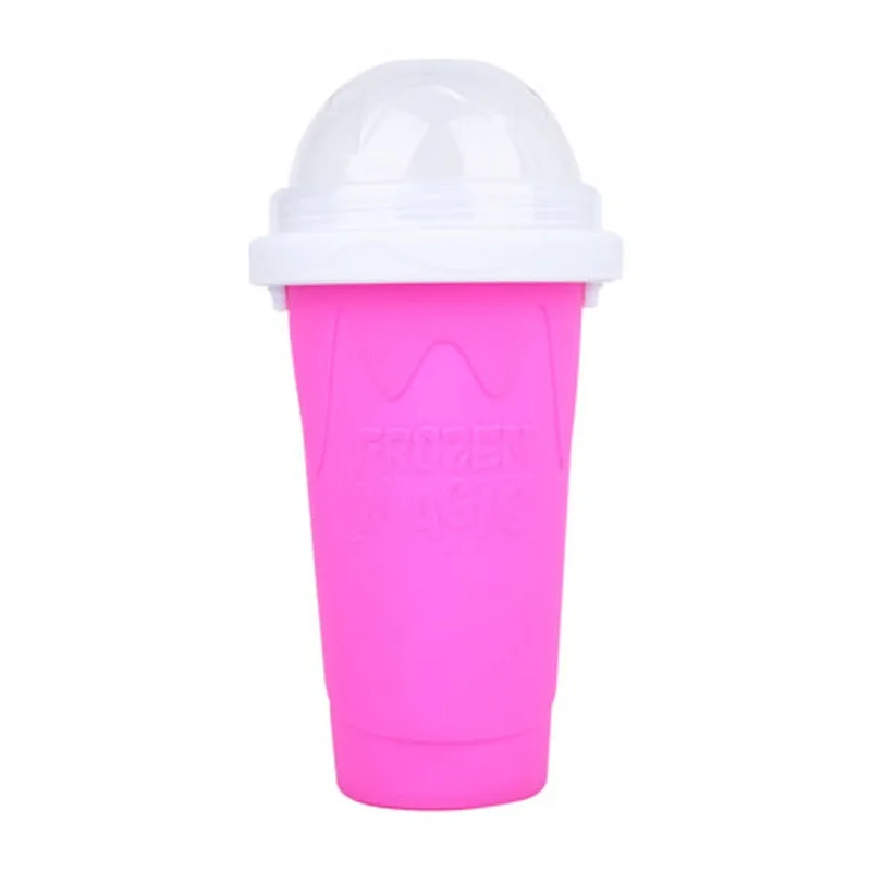 Slushie Maker Cup Magic Quick Frozen Double Layer Cooling Squeeze Homemade Ice Cream DIY It for Children and Family