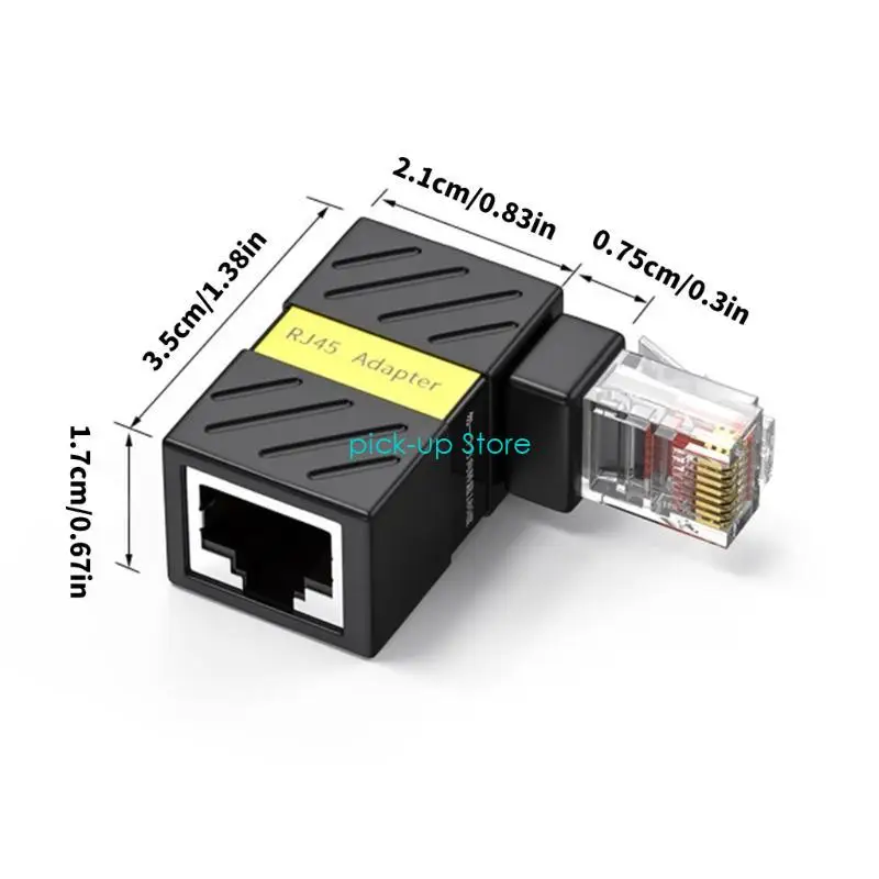 Q5WA RJ45 Ethernet Adapters Compatible for Cat6 Ethernet Cable Adapter RJ45 Male To Female Networking Extender
