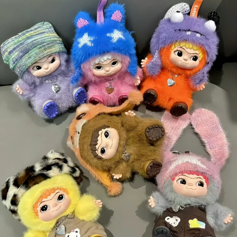 

Wakuku Aw Fuzzy Trend Fun Party Series слепая коробка кукла сумка кулон сумка для боли украшение орнамент загадочная коробка милый подарок на Хэллоуин