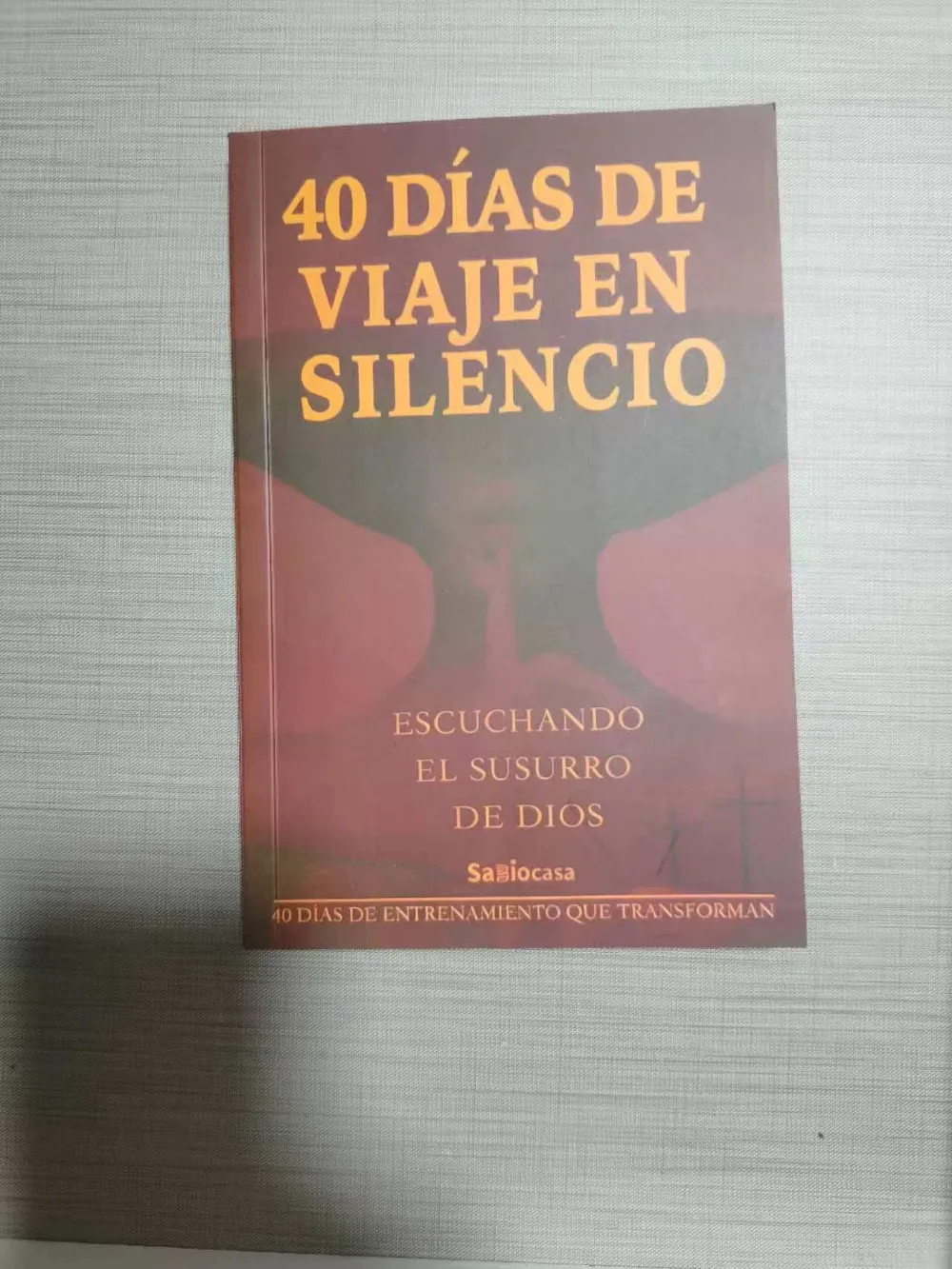 40 D í as de Viaje en Silencio Spanish Christian Books 40 Days Spiritual Training Silent Prayer Spiritual Growth Faith Reading