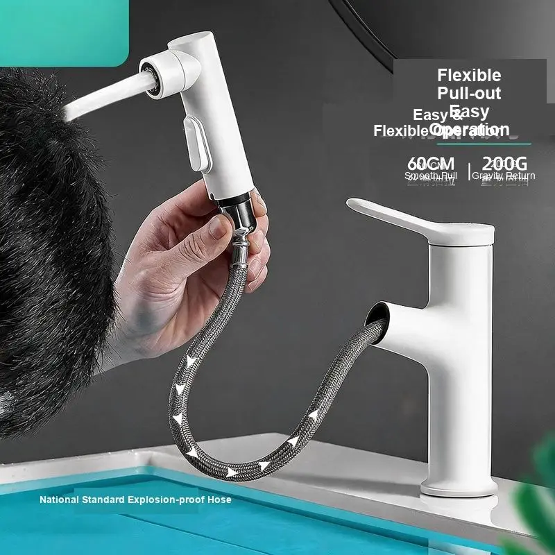 Thickened Basin Faucet Bathroom Cabinet Faucet Household B & B Cleansing, Mouthwash, Water Pumping Basin Faucet