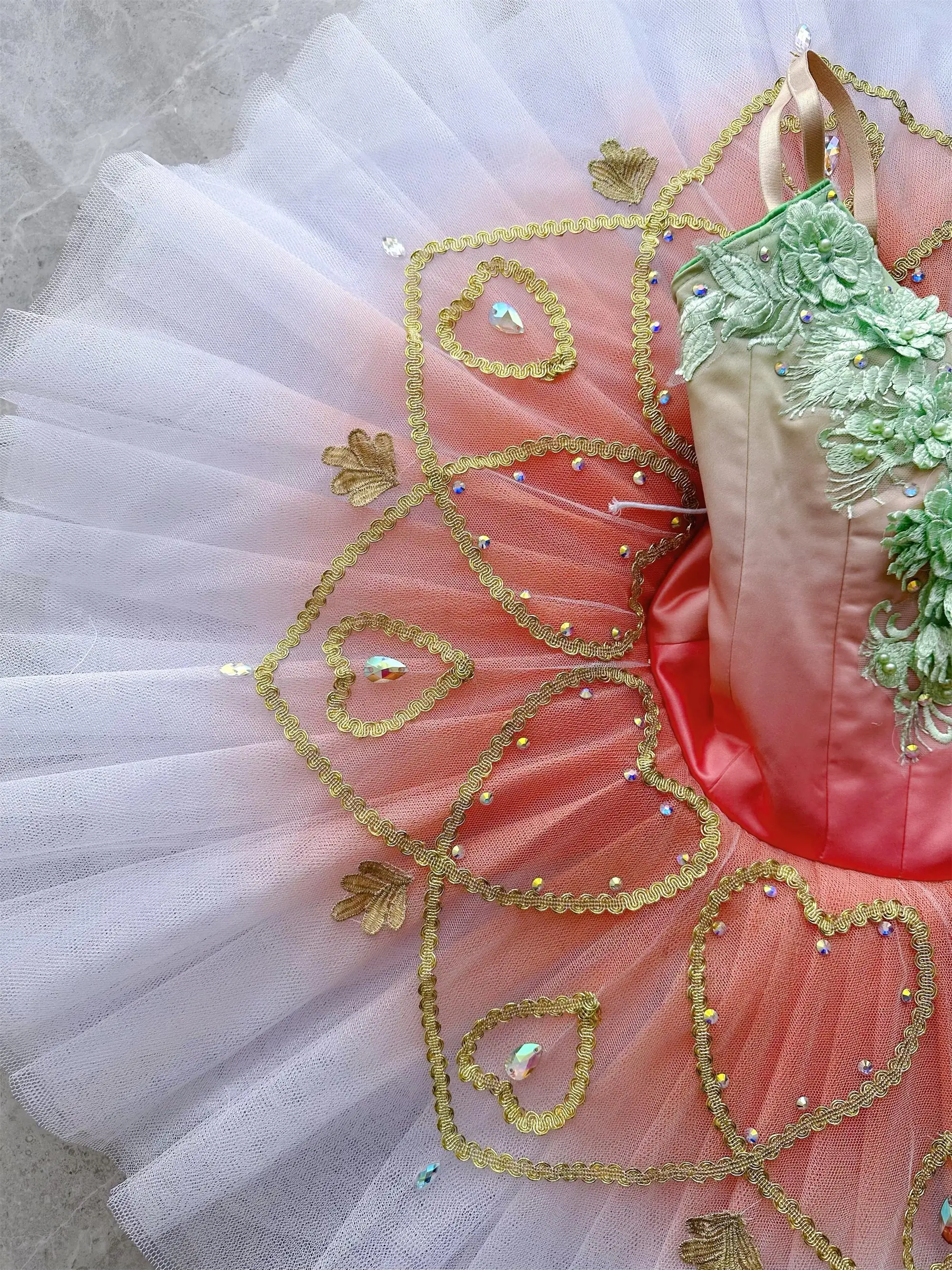 Ballet Tutu Professional Dance Costume Women Girls Child Adult Custom Size Perfomance Competition Dress Stage Dance Wear