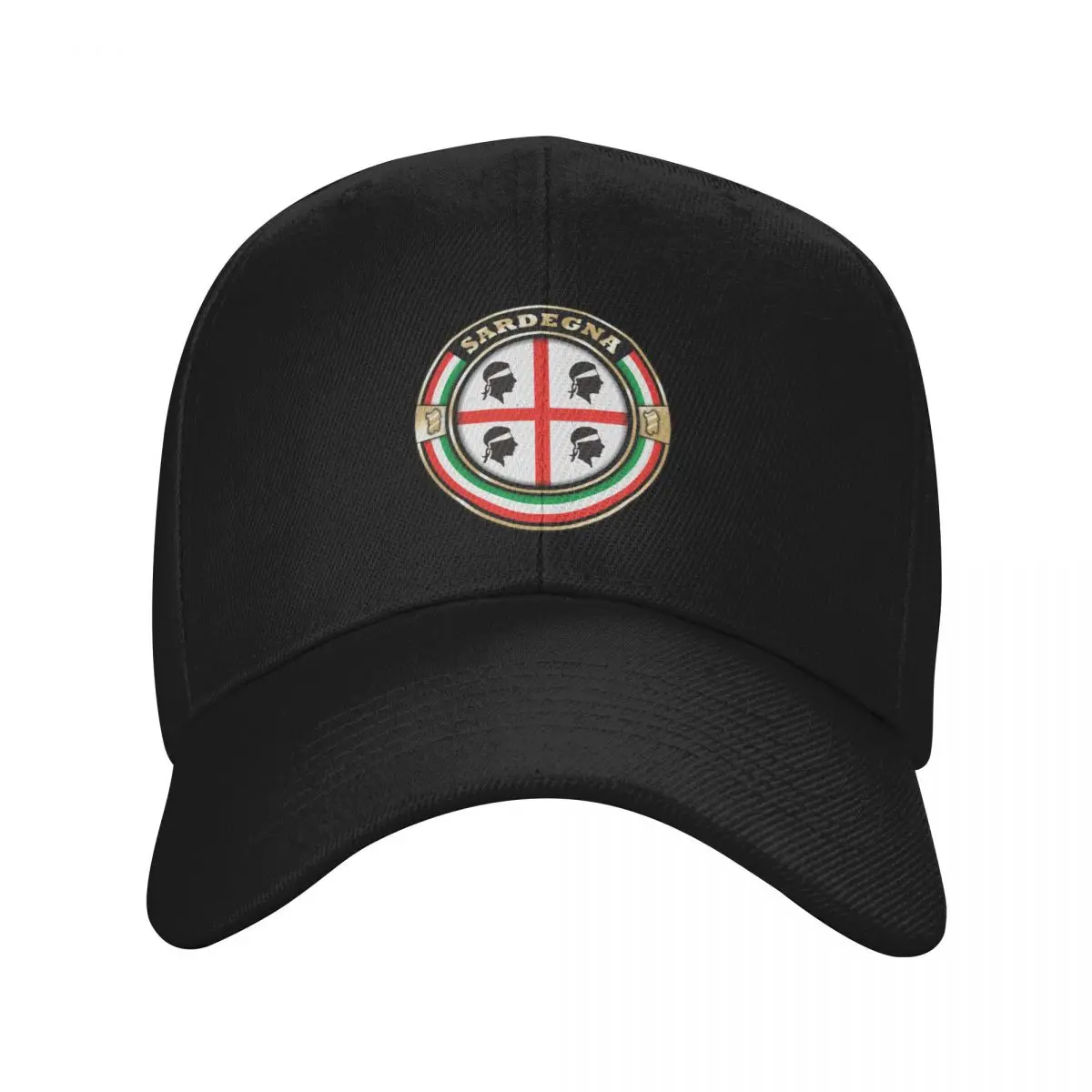 Sardegna quattro mori Sardinia flag gold Baseball Cap hard hat Luxury Man Hat Big Size Hat Boy Child Women's