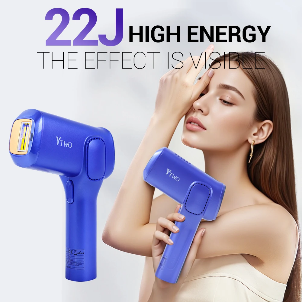 

IPL Hair Removal Device 22J High Energy 9 Levels Whole Body Painless Permanent Hair Removal Epilator Home Use For Men Women