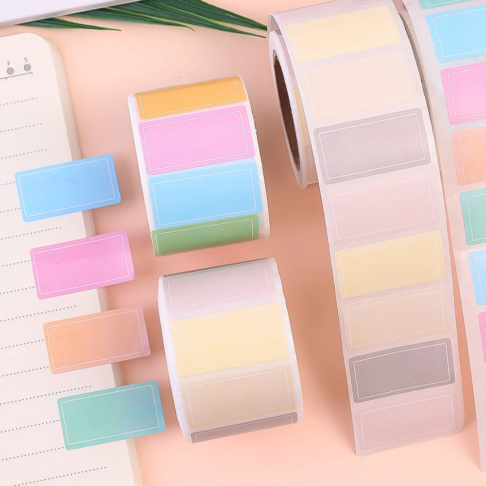 Writable Jars Labels Waterproof Spice Sticker Craft Kitchen Sticker Bottles Stationery Gifts Tag DIY Envelope Sealing Sticker