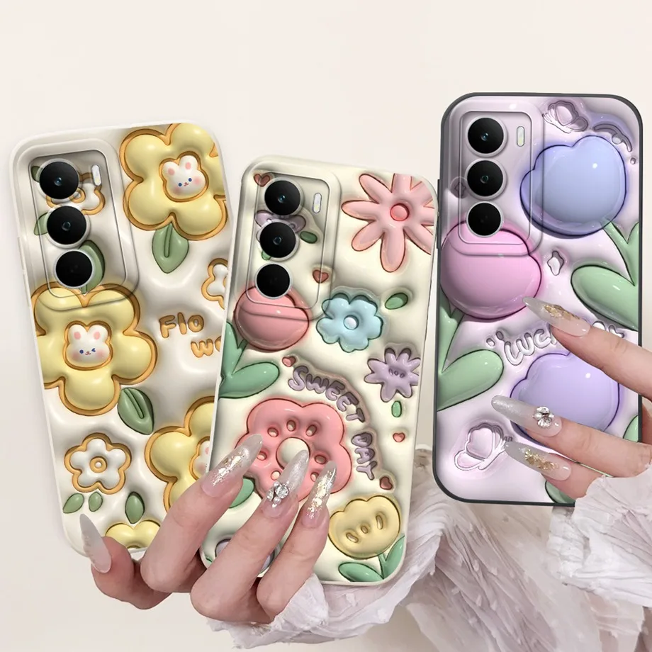 Para Realme C71 4G C 71 Funda nueva moda dibujos animados de lujo pintura femenina Funda para Honor 400 400Pro Funda de silicona líquida mate